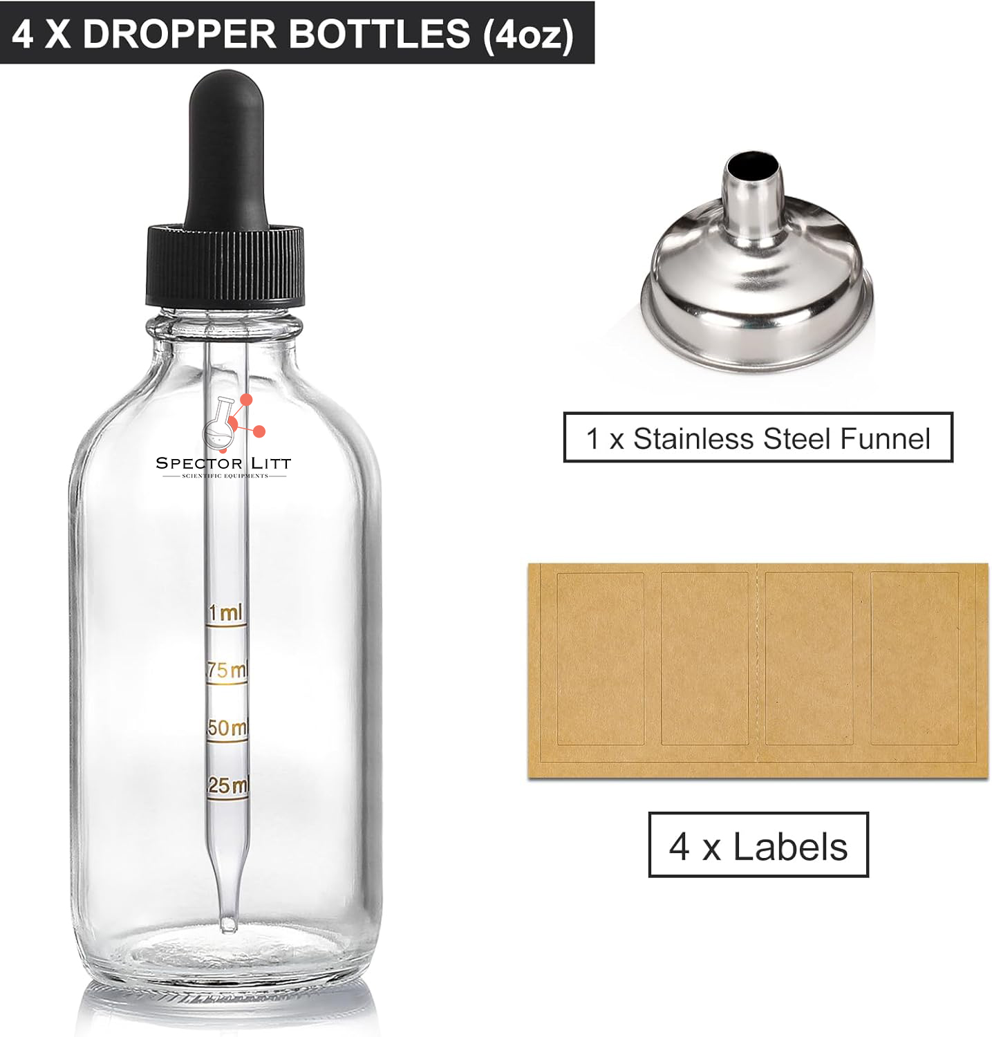 Bottles Dropping Clear Glass